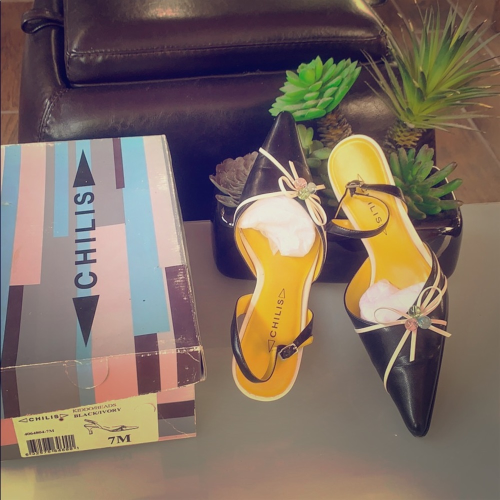 Chilis black/ivory shoes